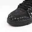 کتانی لویی ویتون مشکی Louis Vuitton Black White