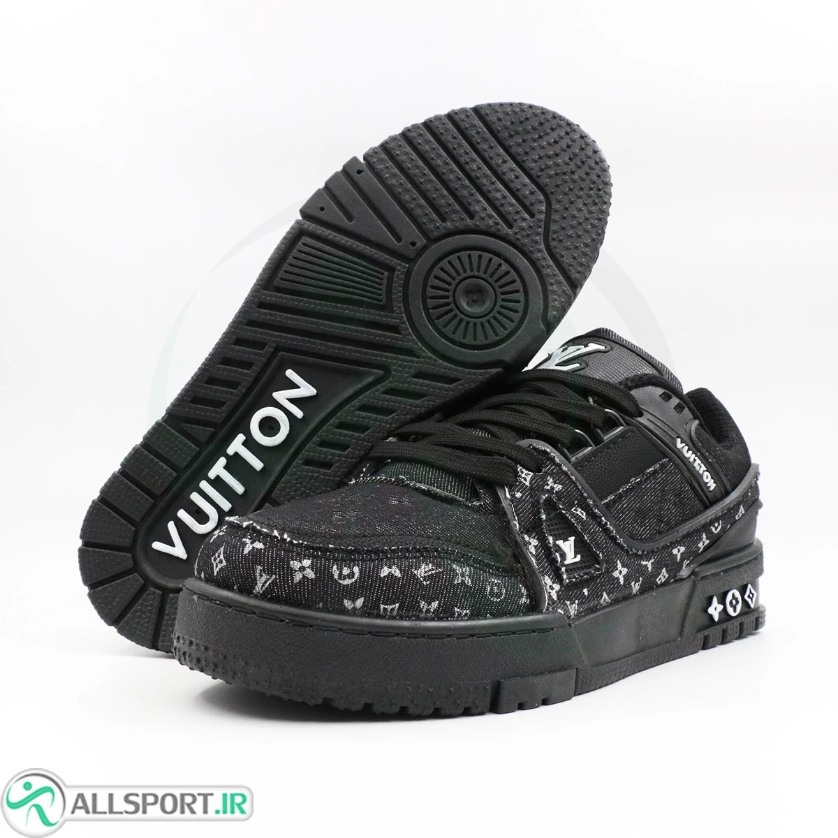 کتانی لویی ویتون مشکی Louis Vuitton Black White