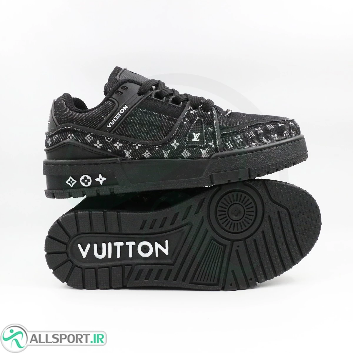 کتانی لویی ویتون مشکی Louis Vuitton Black White
