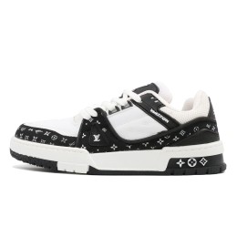 کتانی لویی ویتون مشکی سفید Louis Vuitton Black White