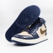کتانی نایک جردن سرمه ای کرم ساقدار Nike Air Jordan