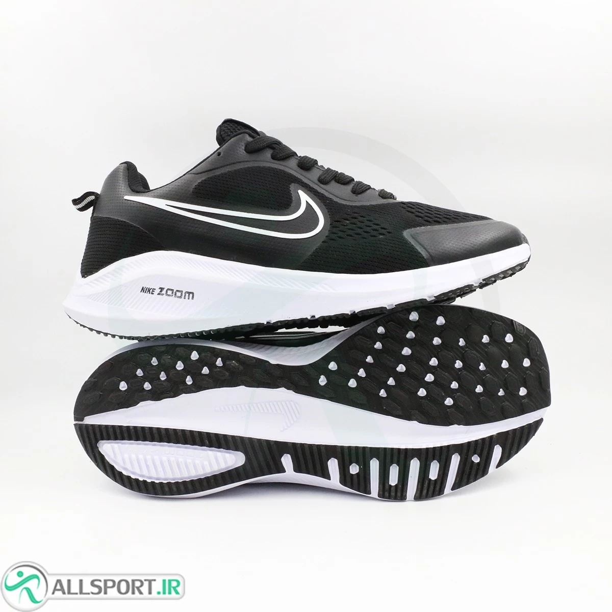 کتانی نایک زوم مشکی سفید Nike Zoom X Black