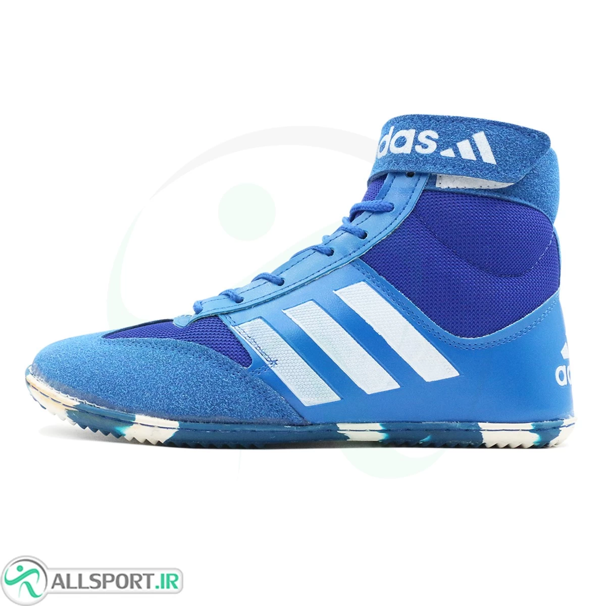 کفش کشتی آدیداس آبی Adidas