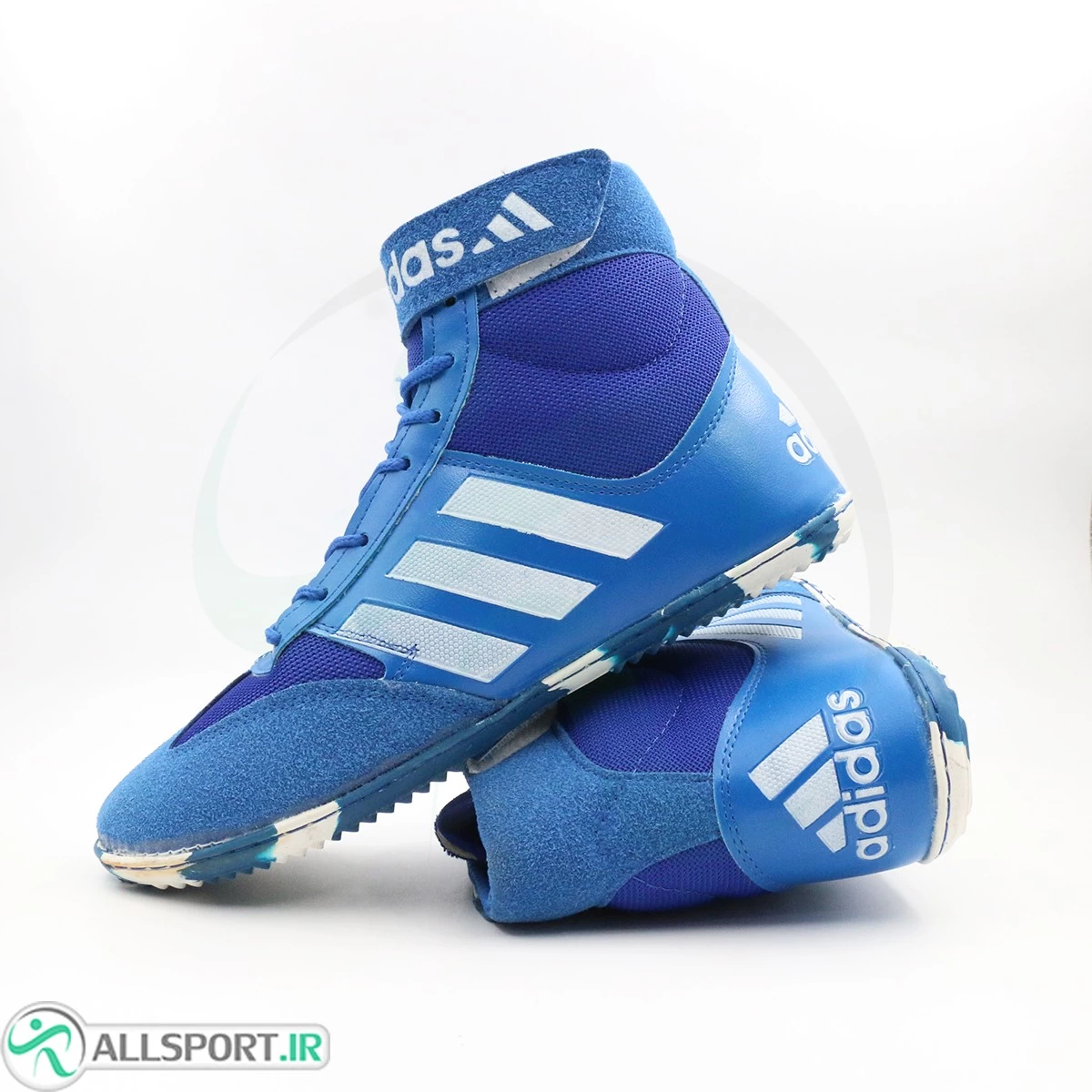 کفش کشتی آدیداس آبی Adidas