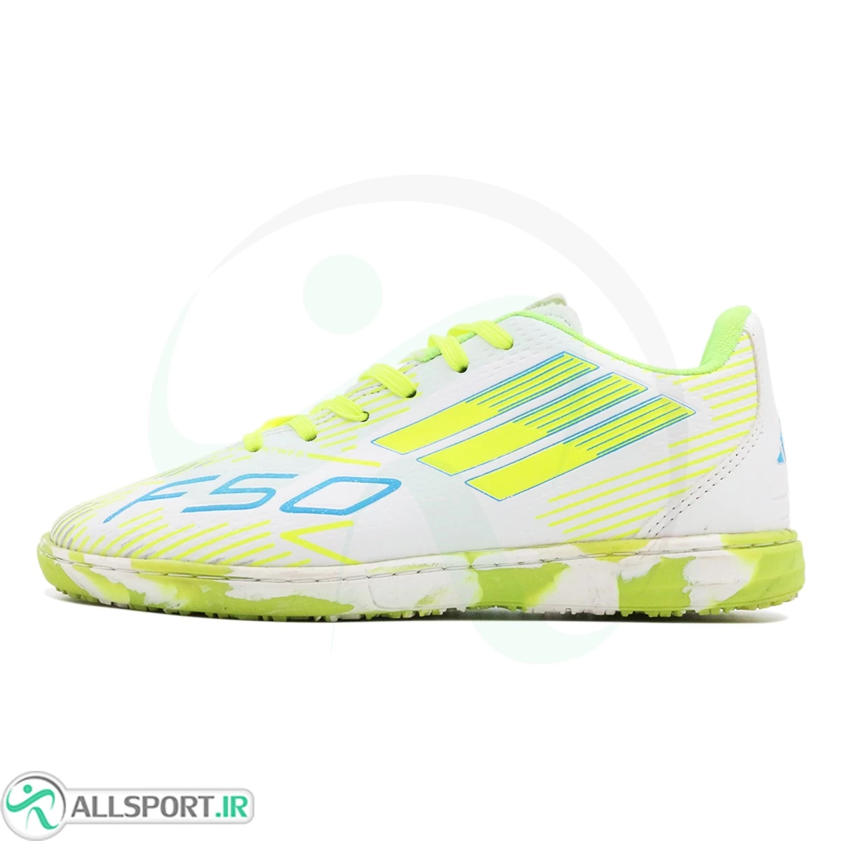 کفش فوتسال آدیداس سفید Adidas F50 White
