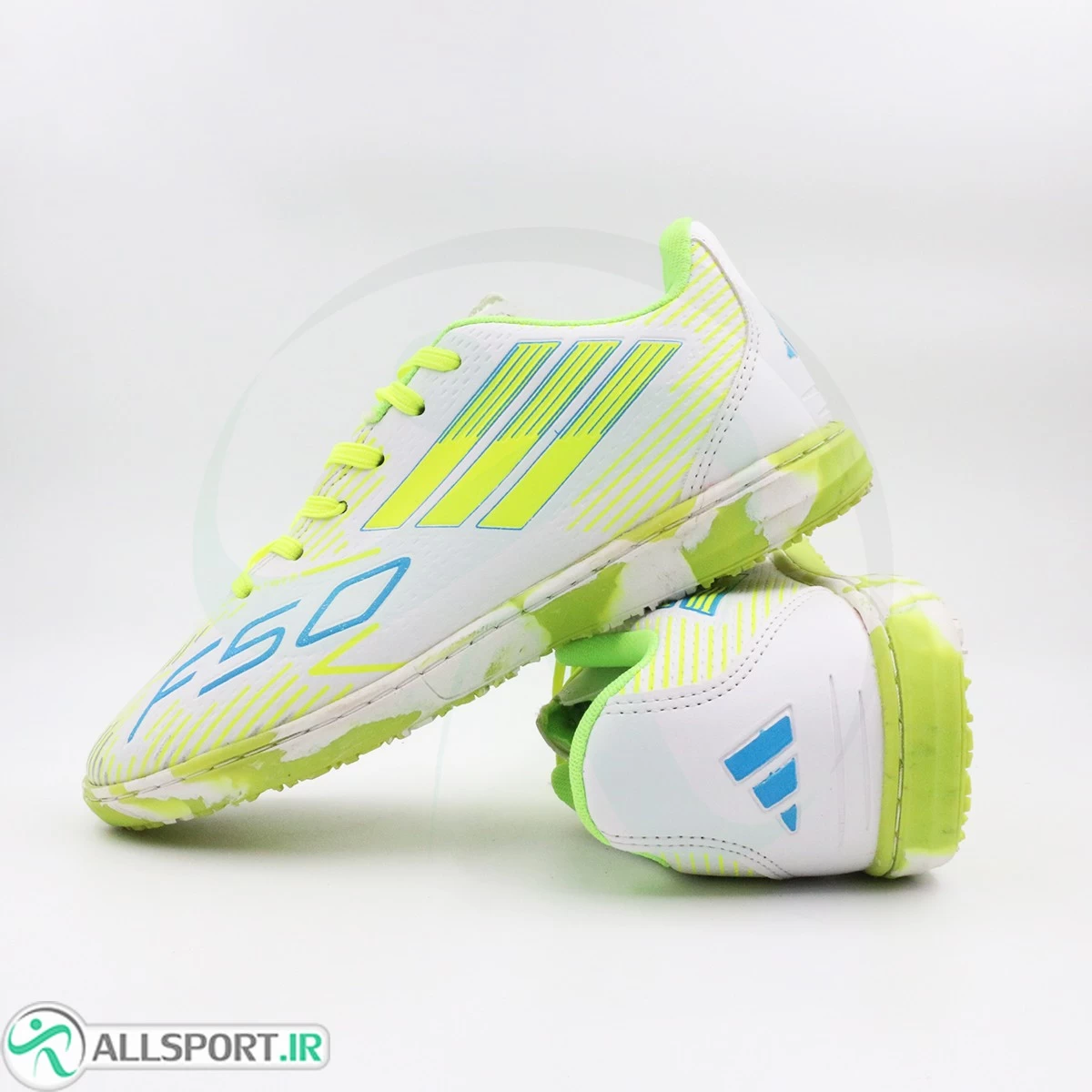 کفش فوتسال آدیداس سفید Adidas F50 White