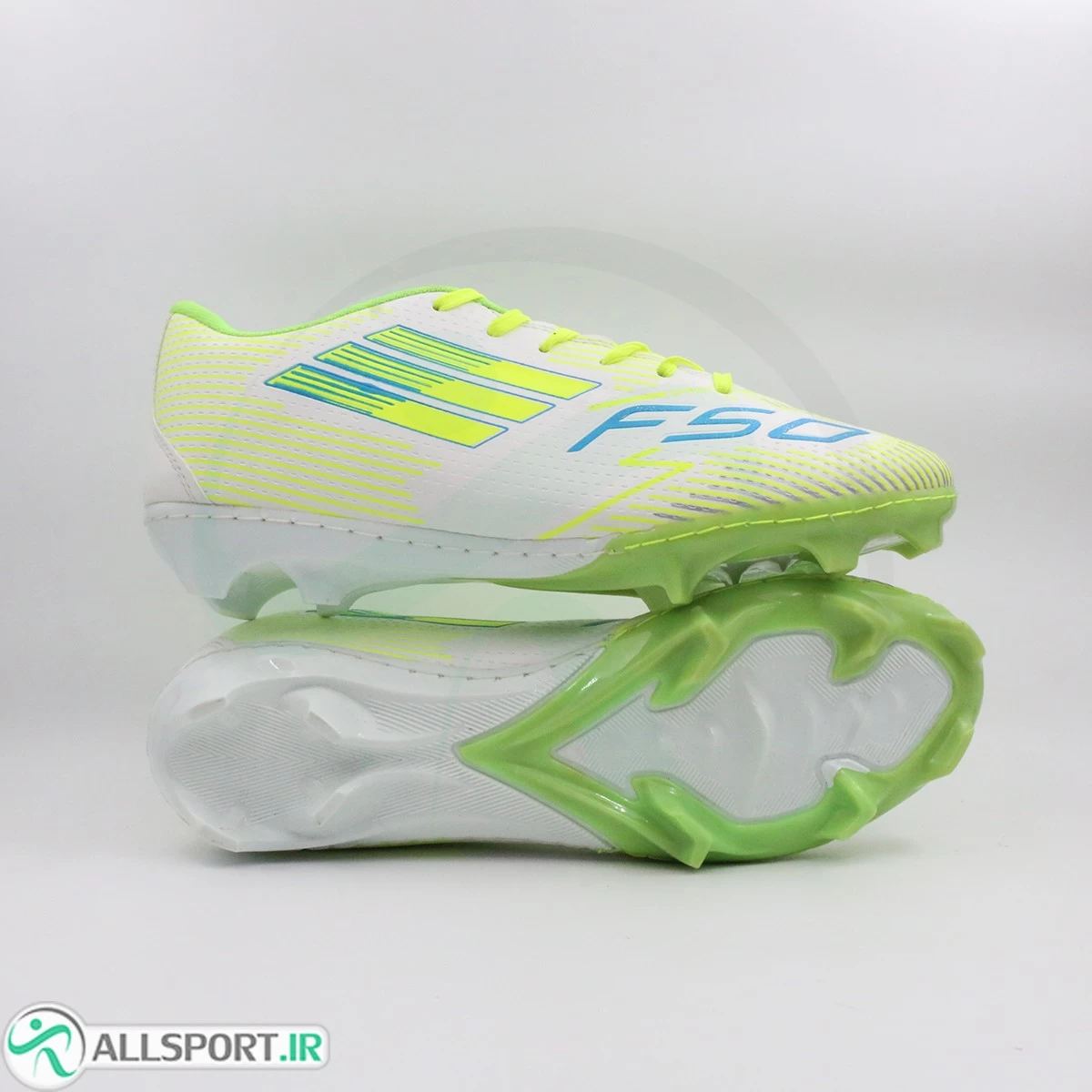 کفش فوتبال آدیداس سفید Adidas F50 White