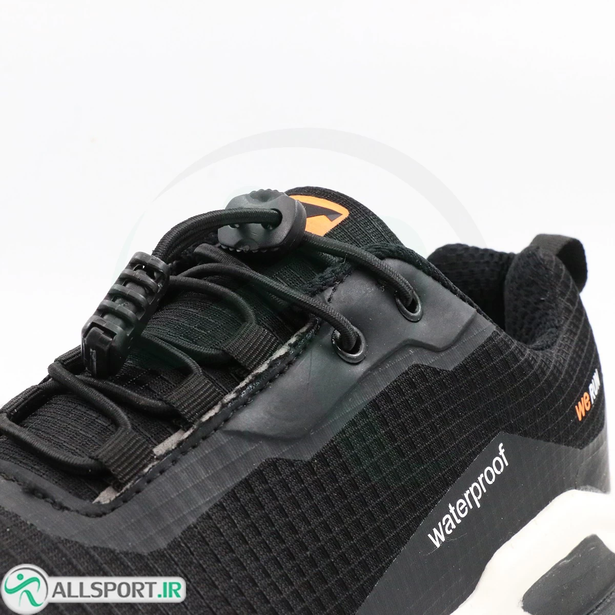 کتانی مشکی نارنجی سفید Runner We Run Waterproof