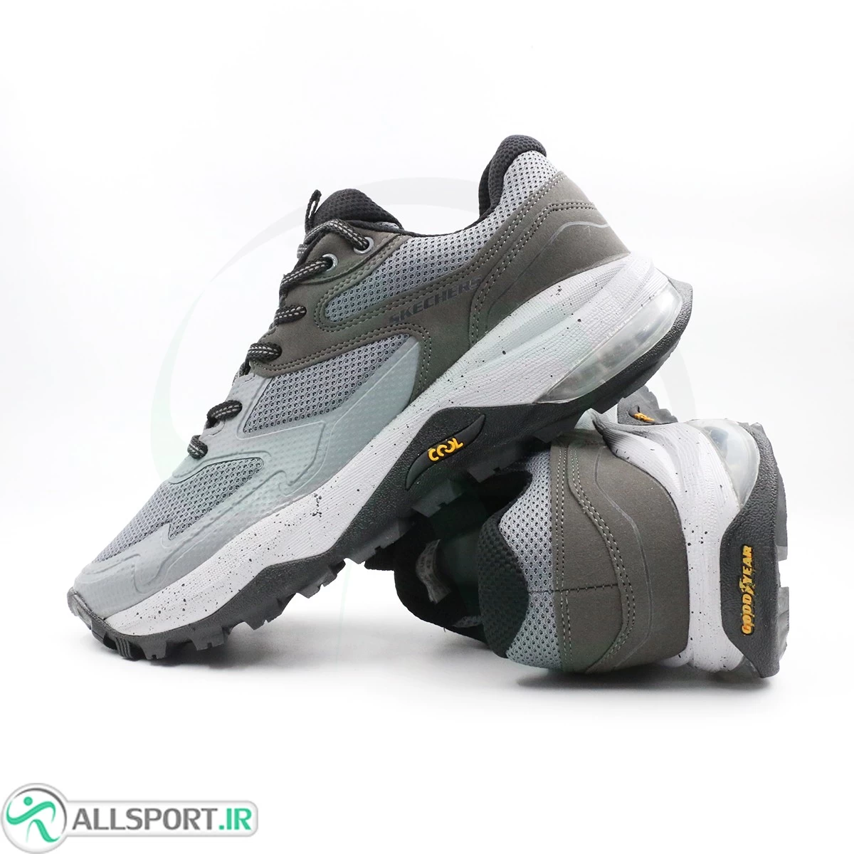 کتانی اسکیچرز طوسی Skechers Cool