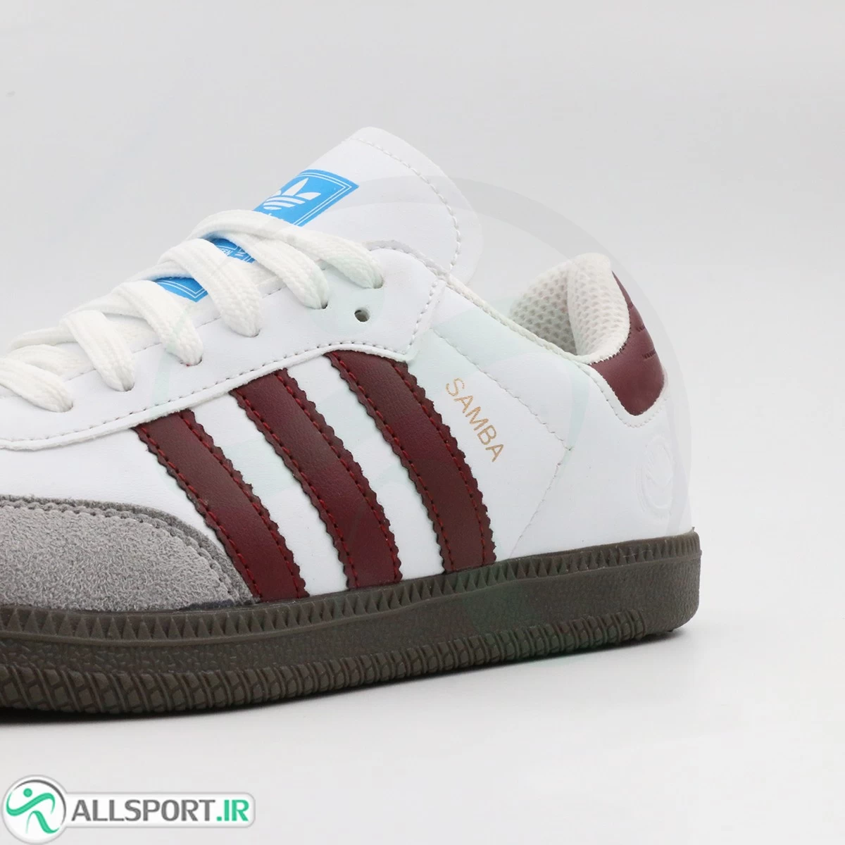 کتانی آدیداس سامبا سفید زرشکی Adidas Samba