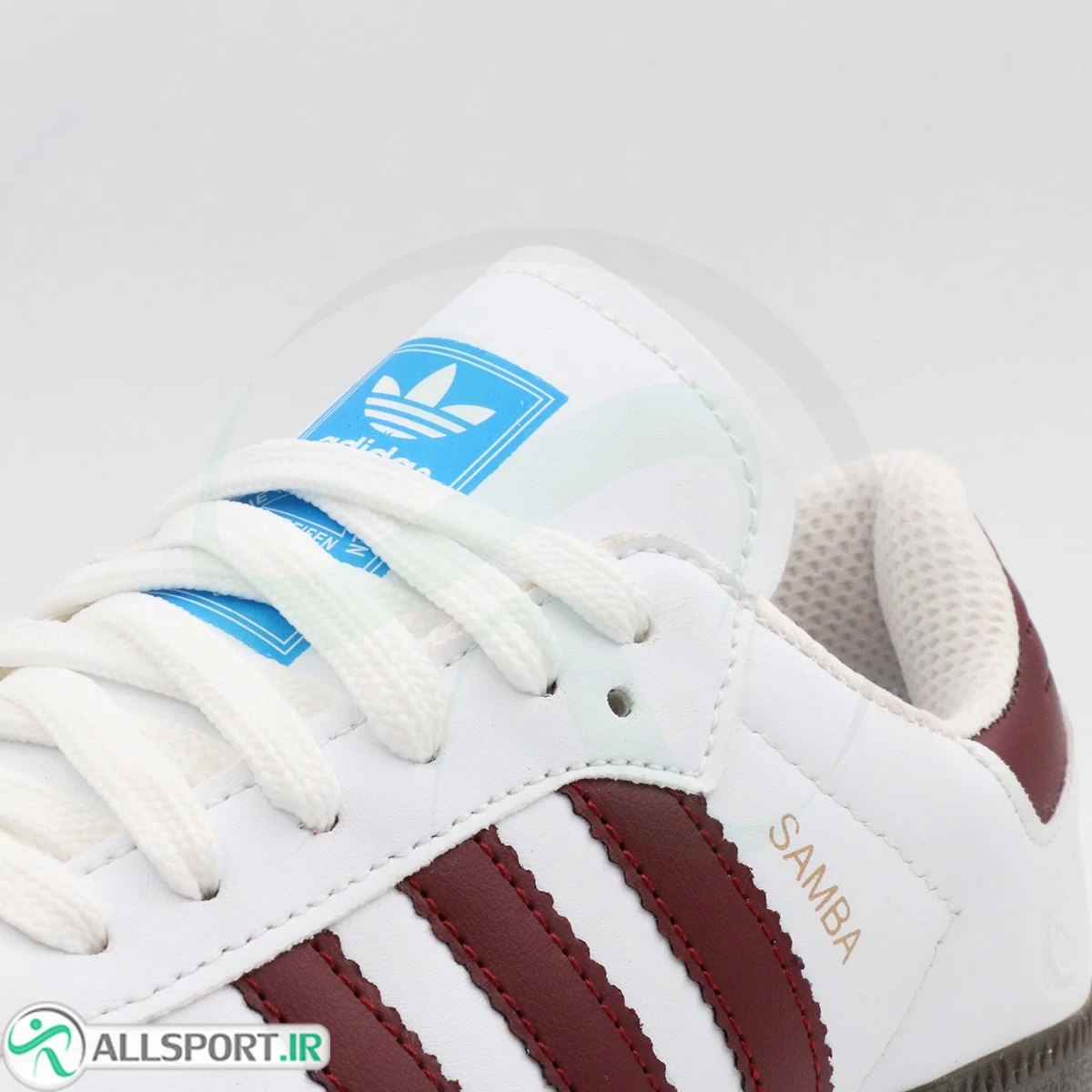 کتانی آدیداس سامبا سفید زرشکی Adidas Samba