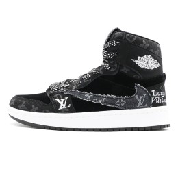 کتانی ساقدار لویی ویتون مشکی Louis Vuitton