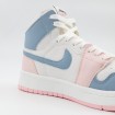 کتانی نایک ایر جردن سفید آبی صورتی Nike Air Jordan White