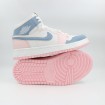 کتانی نایک ایر جردن سفید آبی صورتی Nike Air Jordan White