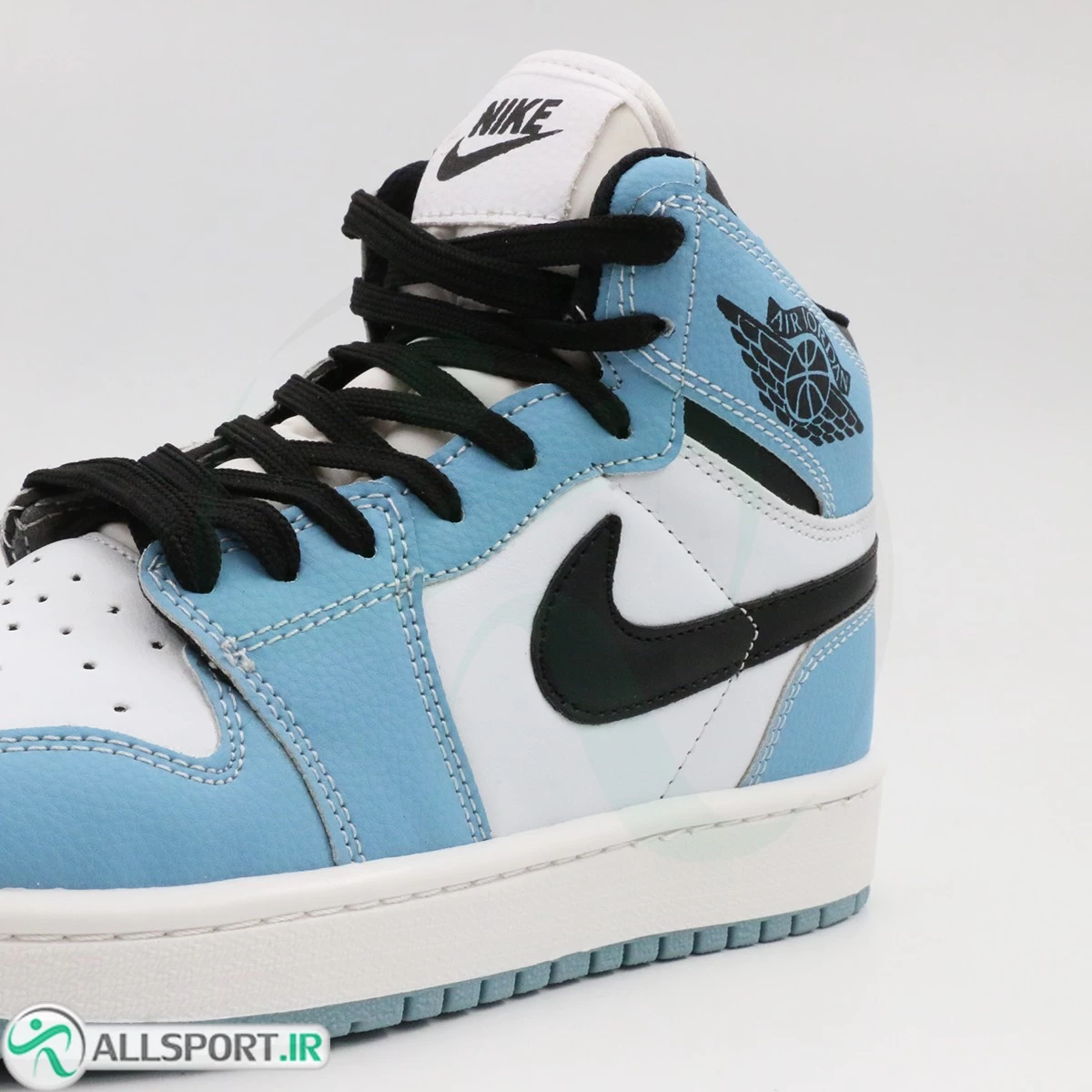 کتانی نایک ساقدار جردن ابی سفید Nike Air Jordan White blue