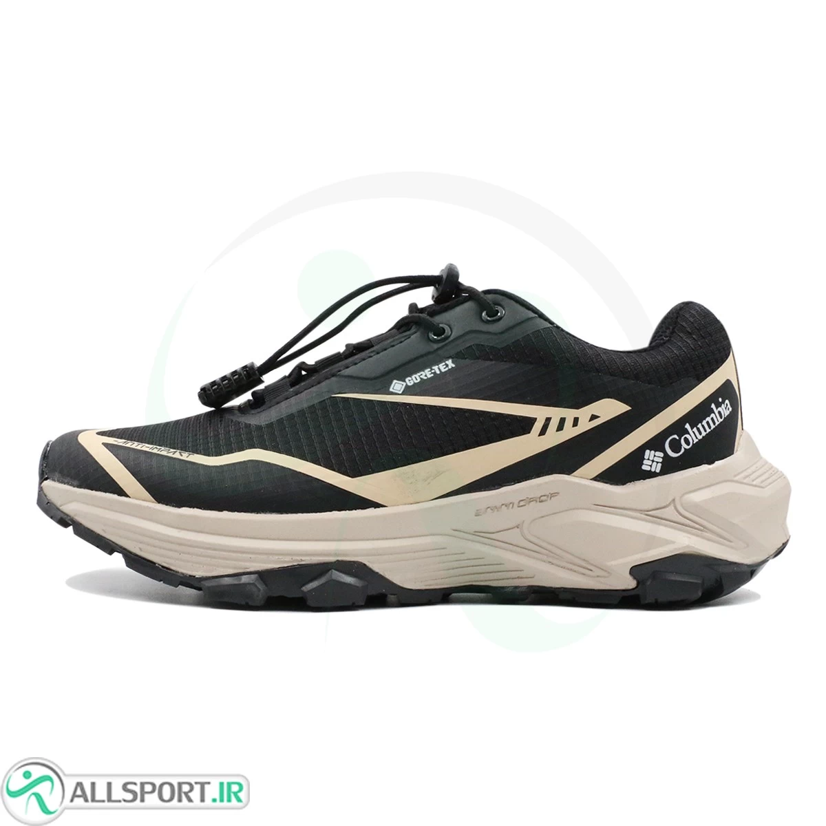 کتانی گورتکس کلمبیا مشکی کرم Columbia Gortex