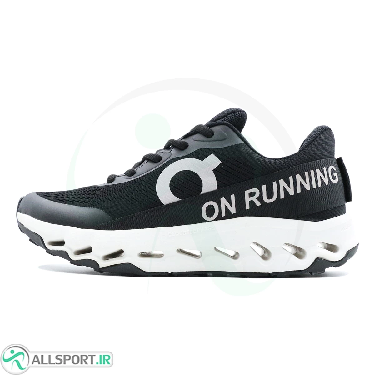 کتانی پیاده روی مشکی سفید QC