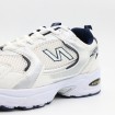 کتانی نیوبالانس سفید طوسی سرمه ای New Balance 530