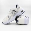 کتانی نیوبالانس سفید طوسی سرمه ای New Balance 530