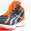 کتانی والیبال اسیکس نارنجی سرمه ای Asics Gel