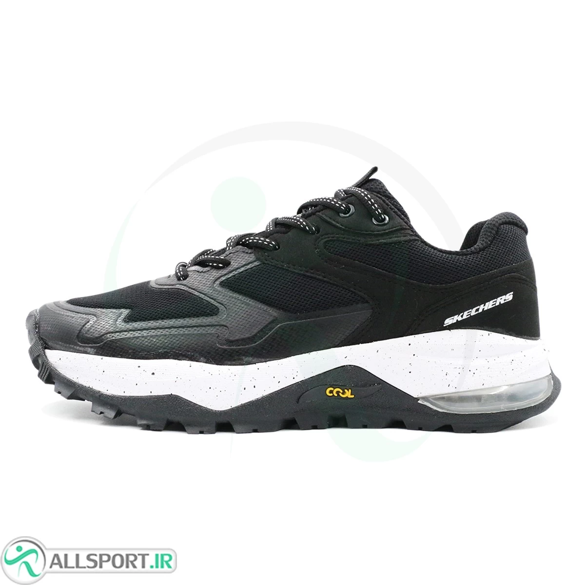 کتانی اسکیچرز مشکی سفید Skechers Cool