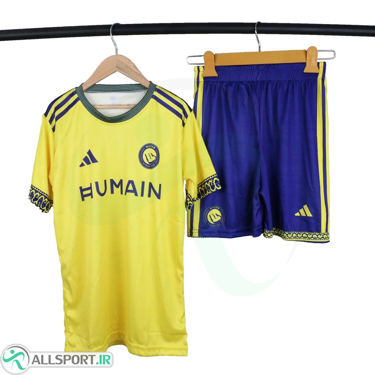 پیراهن وشورت بچگانه اول النصر نام رونالدو Alnassr Home 2026-27 Kit