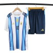 پیراهن شورت بچگانه اول ارژانتین با چاپ نام و شماره مسی Argentina 2025-26 Home Soccer