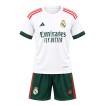 پیراهن و شورت بچگانه اول رئال مادرید با نام و شماره و امضا امباپه Real Madrid Home 2025-26 Kit