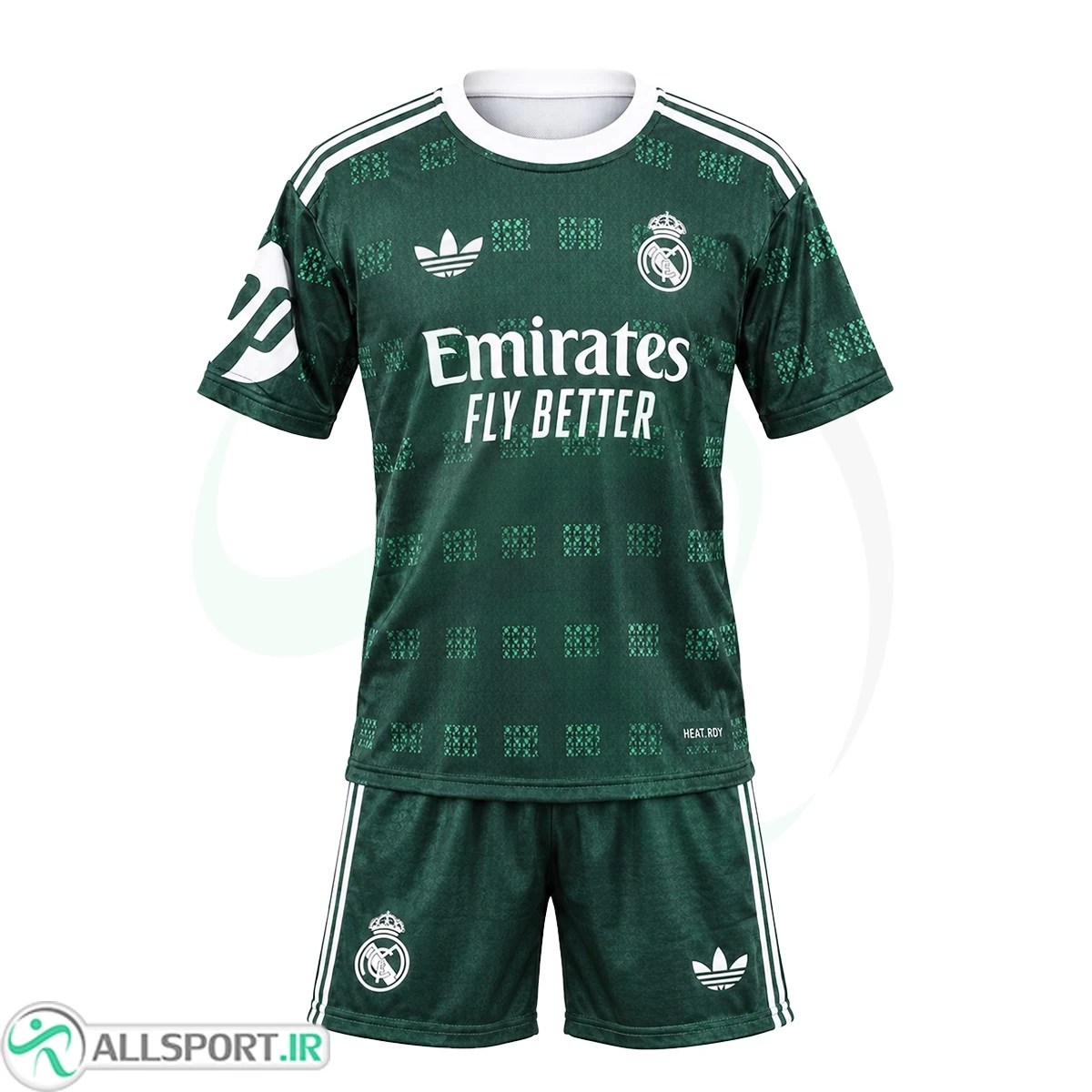 پیراهن و شورت بچگانه دوم رئال مادرید با نام و شماره و امضا امباپه Real Madrid Away 2026-27 Kit