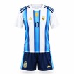 پیراهن شورت بچگانه اول ارژانتین با چاپ نام و شماره مسی Argentina 2025-26 Home Soccer