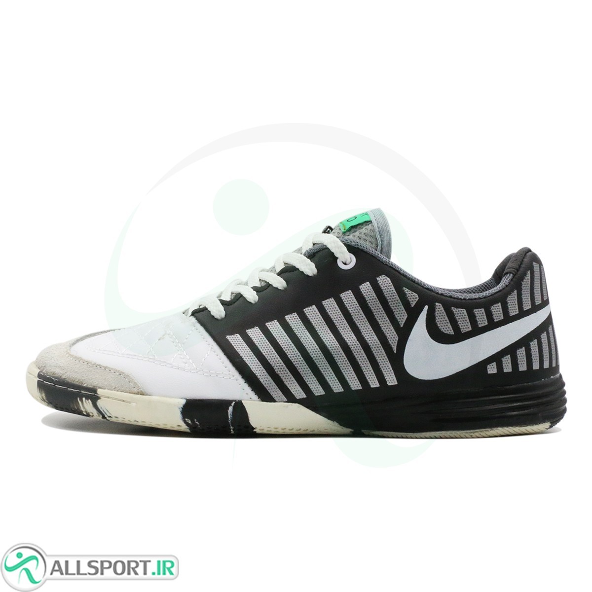 کفش فوتسال نایک لونارگتو Nike Lunar Gato White Black