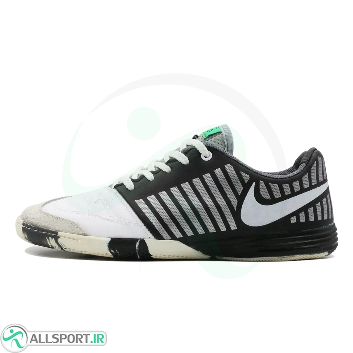 کفش فوتسال نایک لونارگتو Nike Lunar Gato White Black