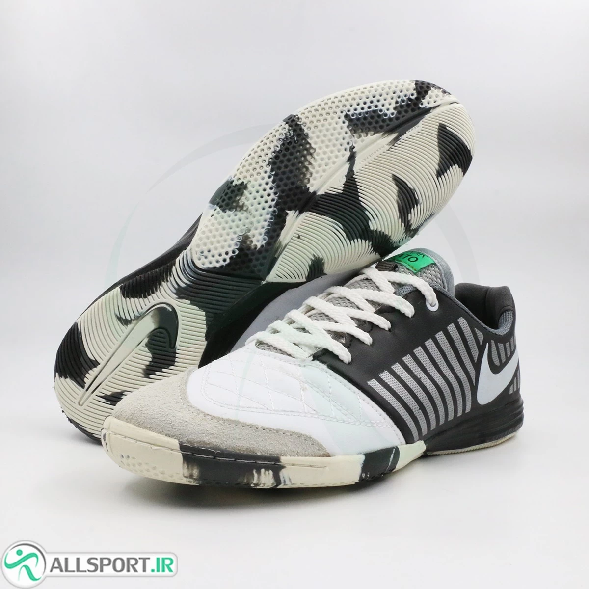 کفش فوتسال نایک لونارگتو Nike Lunar Gato White Black
