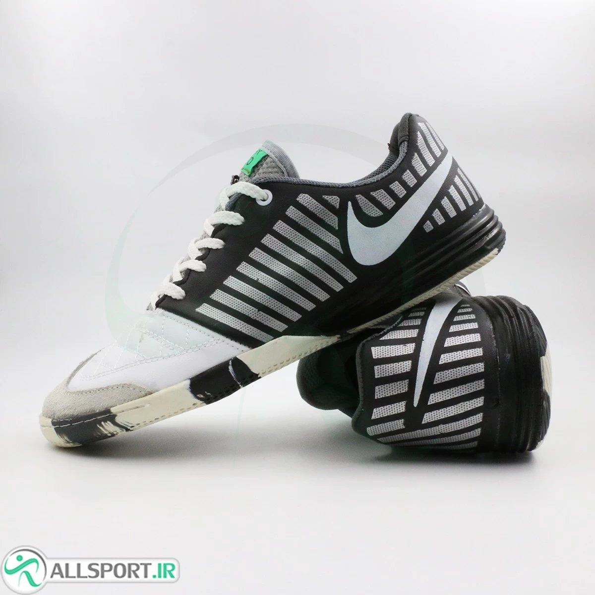 کفش فوتسال نایک لونارگتو Nike Lunar Gato White Black
