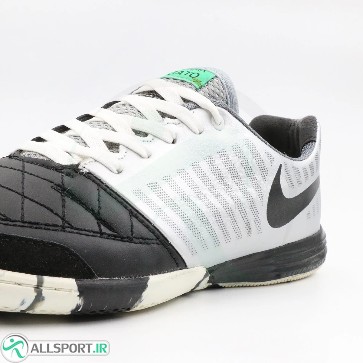 کفش فوتسال نایک لونار گتو سفید نقره ای Nike Lunar Gato White Silver