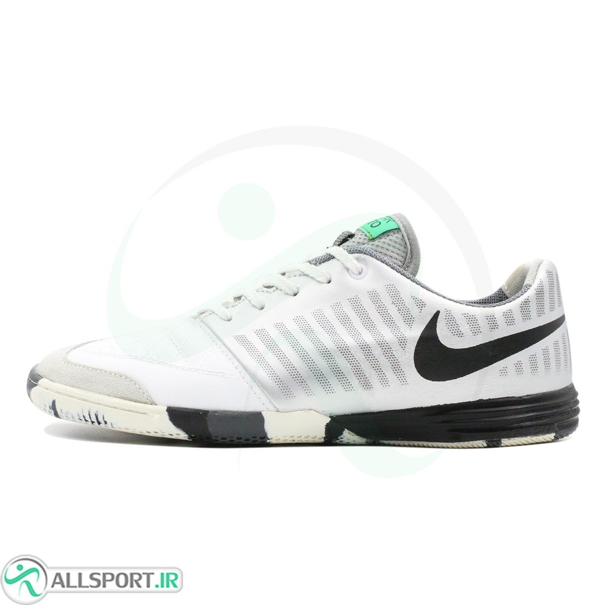 کفش فوتسال نایک لونار گتو سفید نقره ای Nike Lunar Gato Silver