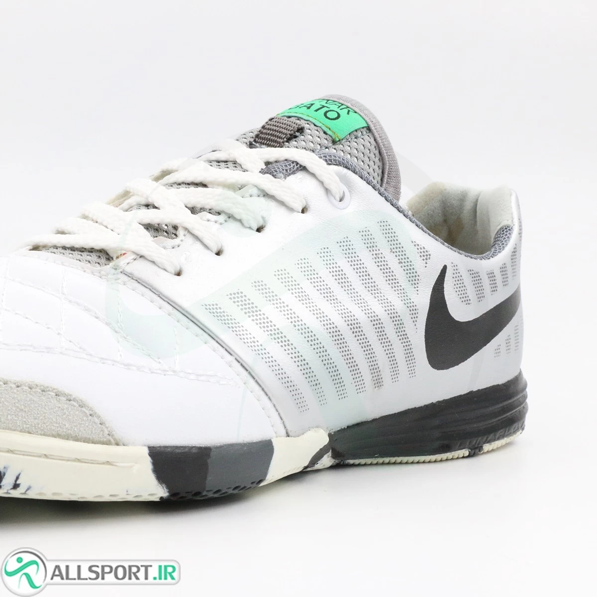 کفش فوتسال نایک لونار گتو سفید نقره ای Nike Lunar Gato Silver