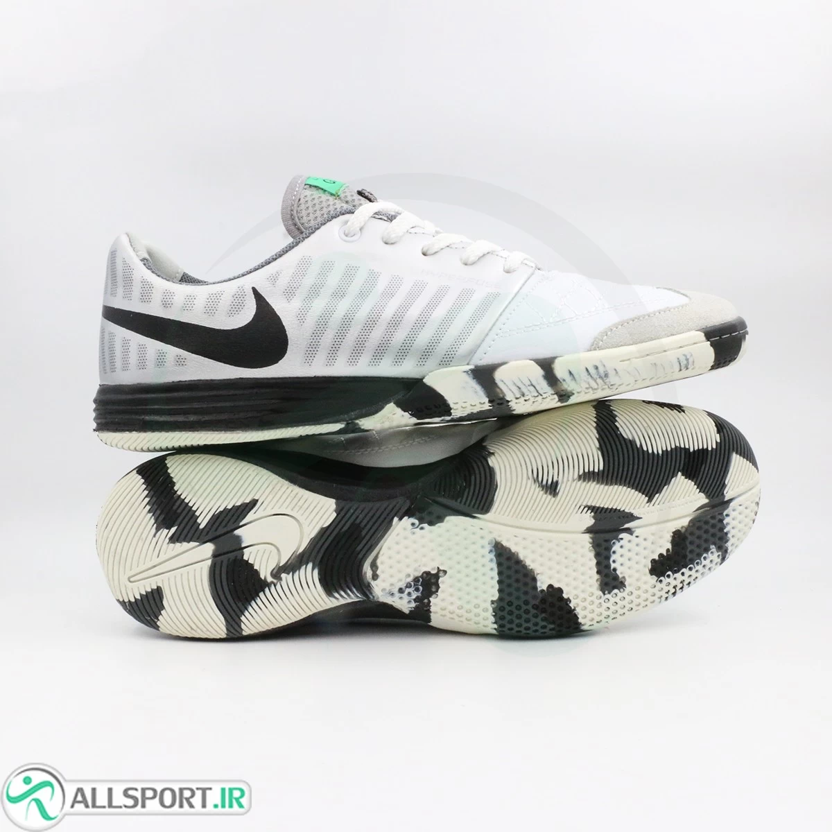 کفش فوتسال نایک لونار گتو سفید نقره ای Nike Lunar Gato Silver
