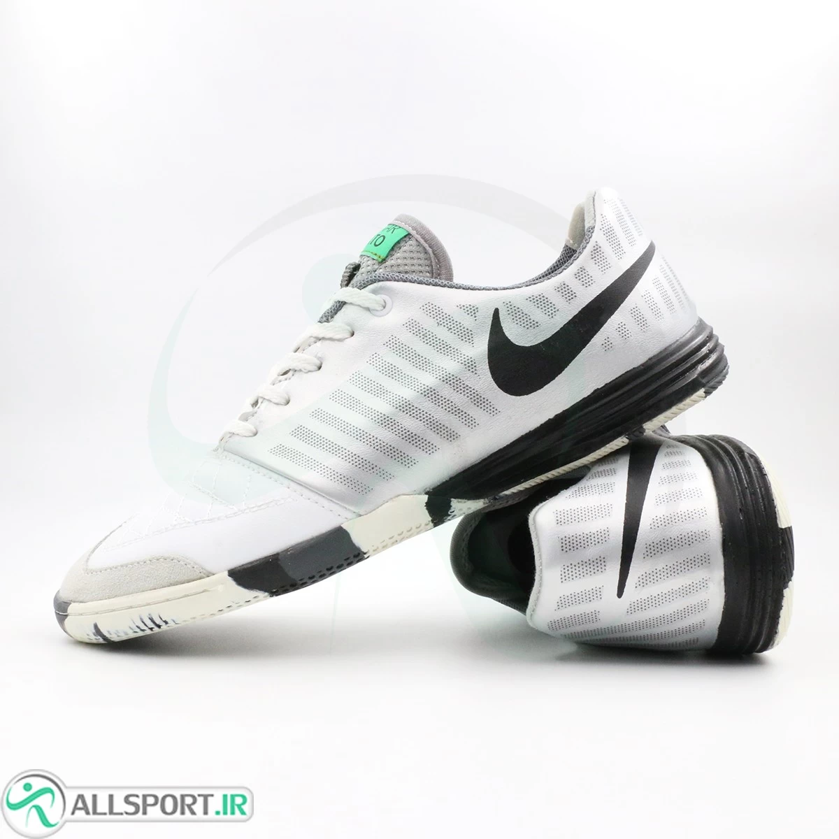 کفش فوتسال نایک لونار گتو سفید نقره ای Nike Lunar Gato Silver