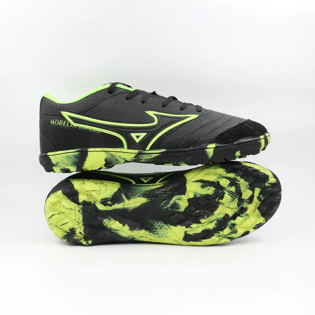 کفش چمن مصنوعی میزانو مورلیا مشکی سبز Mizuno Morelia Indoor