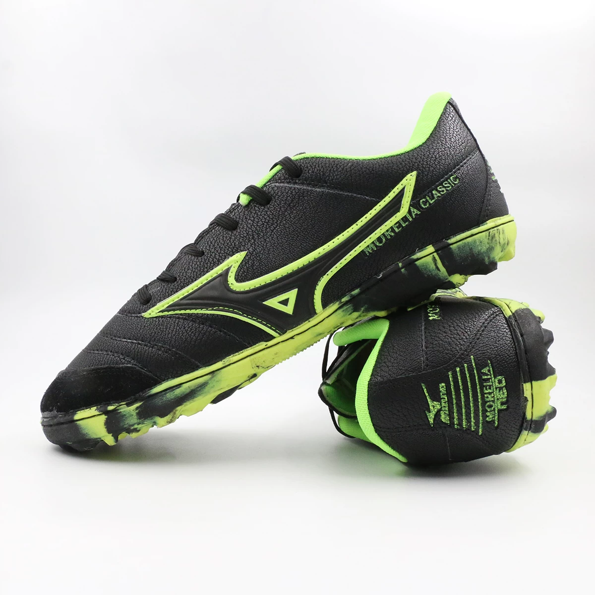 کفش چمن مصنوعی میزانو مورلیا مشکی سبز Mizuno Morelia Indoor