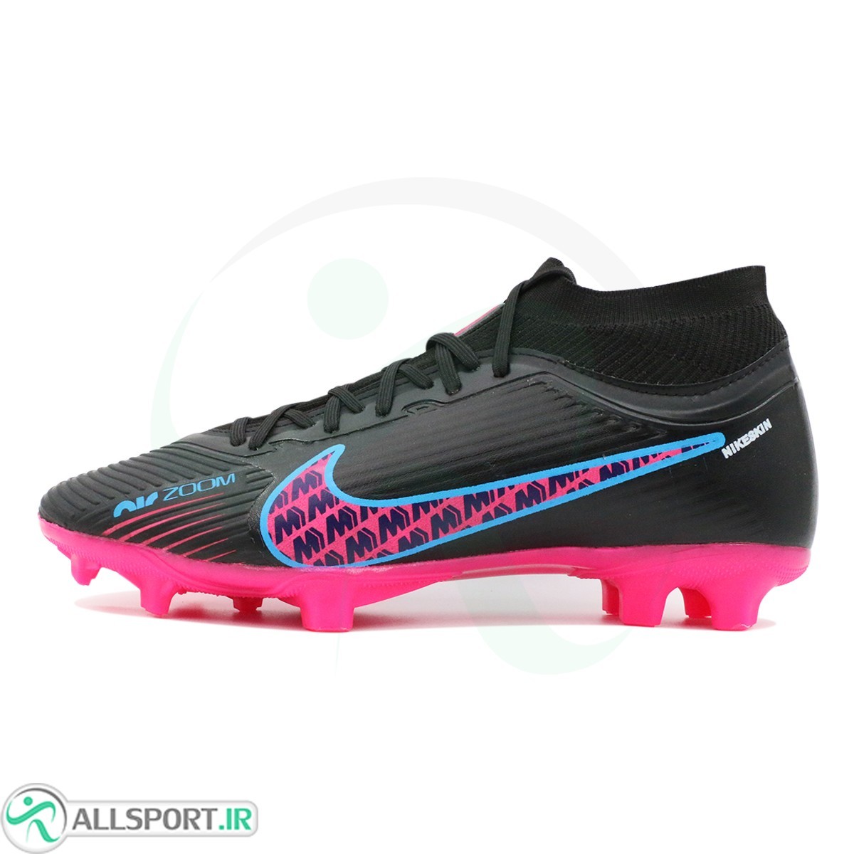 کفش فوتبال نایک ایر زوم مرکوریال  Nike Air Zoom Mercurial Black Pink