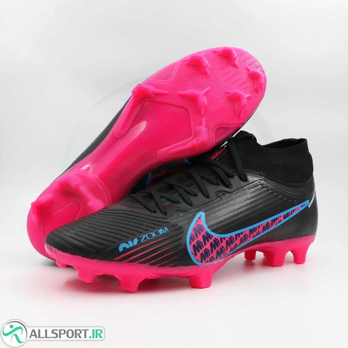 کفش فوتبال نایک ایر زوم مرکوریال  Nike Air Zoom Mercurial Black Pink