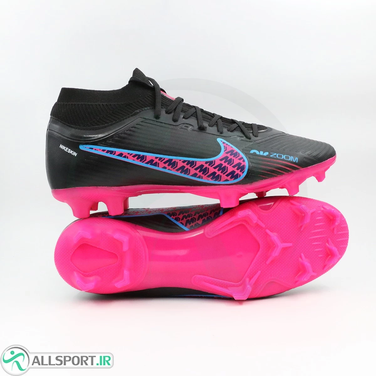 کفش فوتبال نایک ایر زوم مرکوریال  Nike Air Zoom Mercurial Black Pink