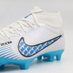 کفش فوتبال نایک ایر زوم مرکوریال  Nike Air Zoom Mercurial White Blue