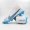 کفش فوتبال نایک ایر زوم مرکوریال  Nike Air Zoom Mercurial White Blue