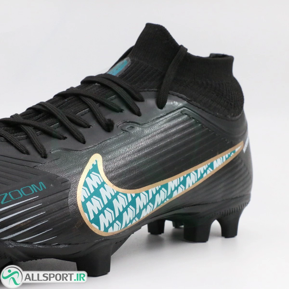 کفش فوتبال نایک ایر زوم مرکوریال  Nike Air Zoom Mercurial Black Blue