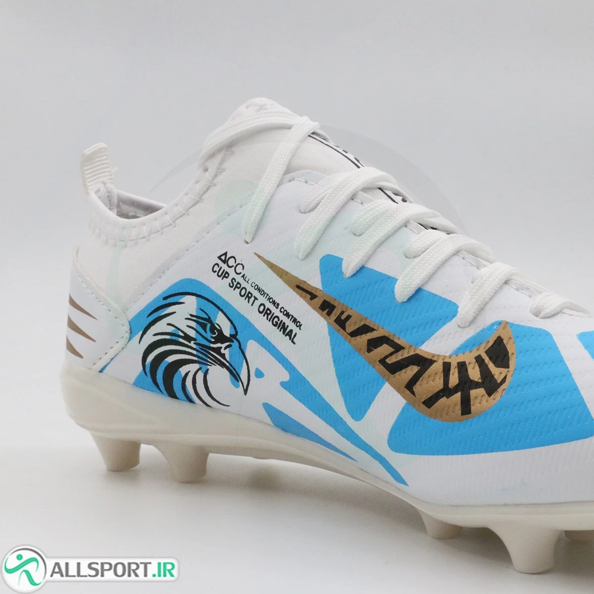 کفش فوتبال نایک ایرزوم سفید ابی Nike Air Zoom