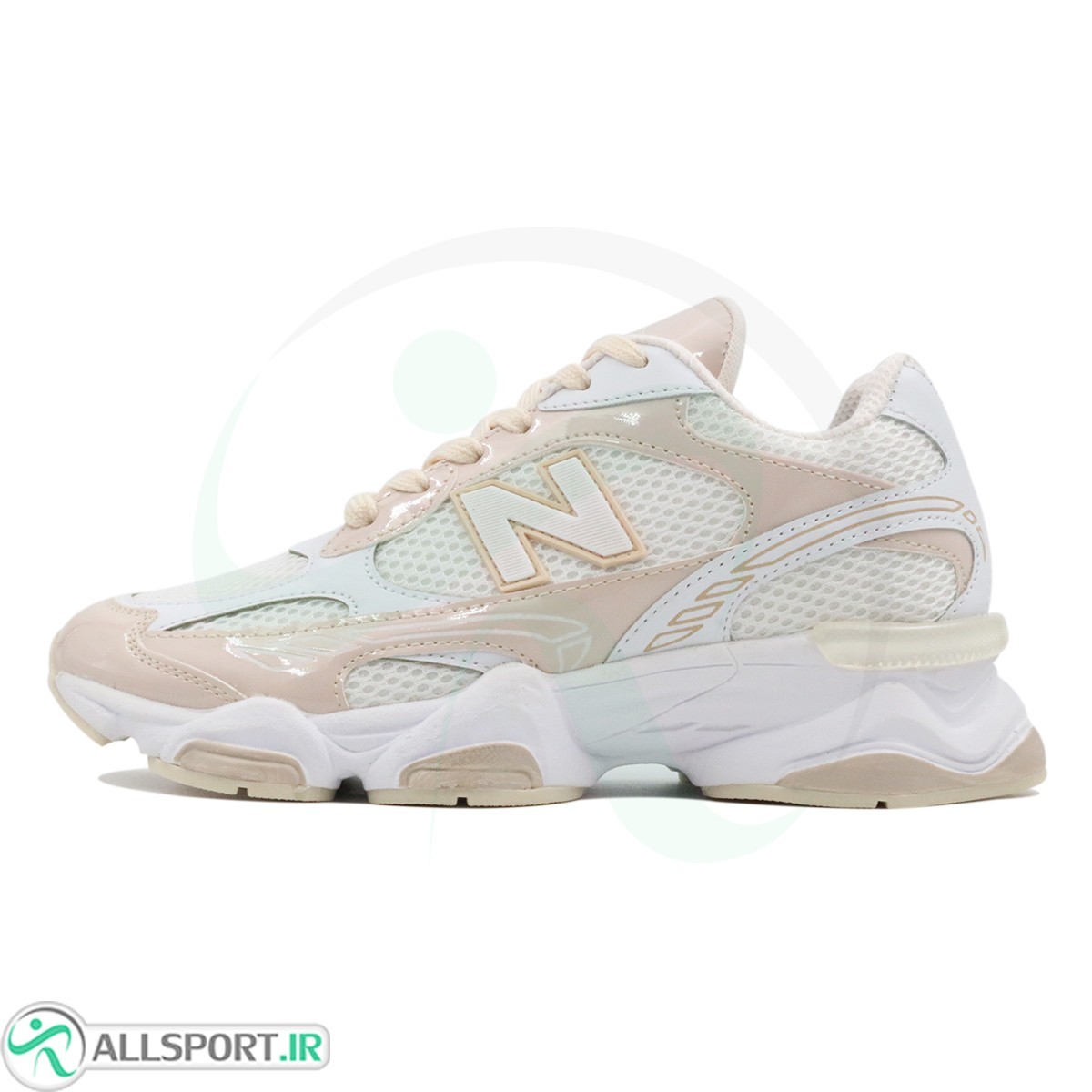 کتانی رانینگ نیوبالانس کرم سفید New Balance R