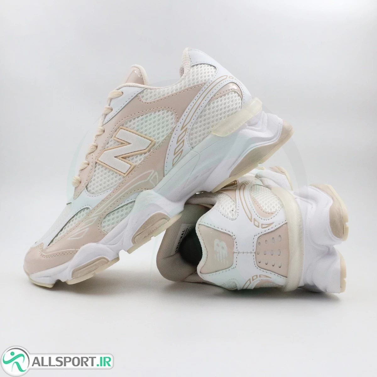 کتانی رانینگ نیوبالانس کرم سفید New Balance R